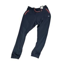 Nike Sportswear Men's Jogger Pants 2XL Navy Blue Orange BNWT 847507-451